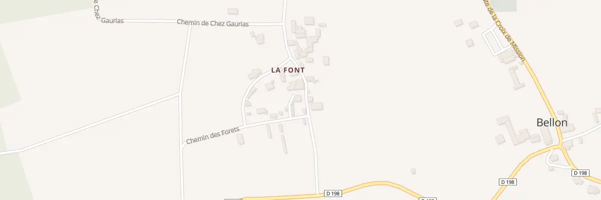 Plan du 5017 La Font à Bellon