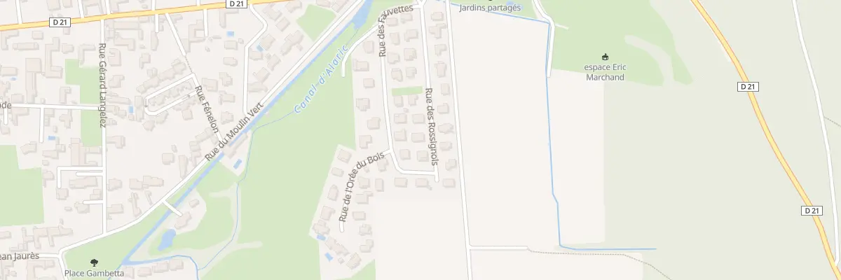 Plan du 13 Rue des Rossignols à Séméac