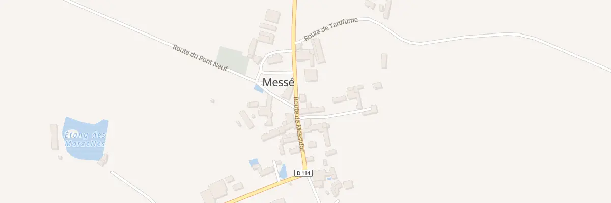 Plan du 5 Rte de Messidor à Messé