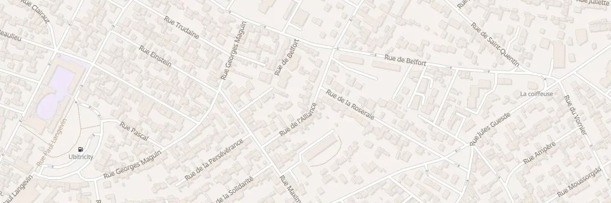 Plan du 13 Rue de l’Alliance au Havre