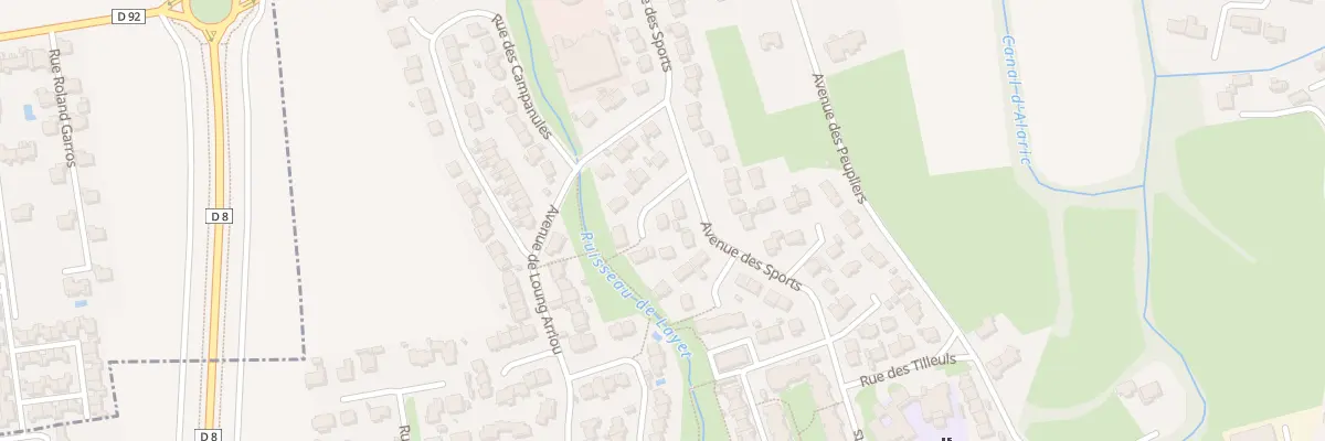 Plan du 1 Rue des Charmes à Barbazan-Debat