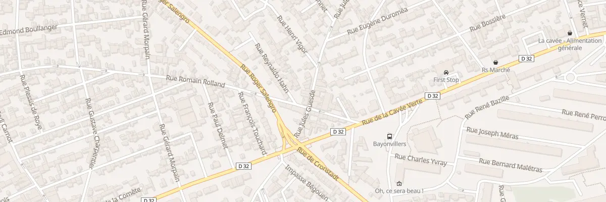 Plan du 185 Rue Romain Rolland au Havre