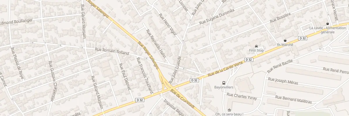 Plan du 11 Rue Jules Guesde au Havre