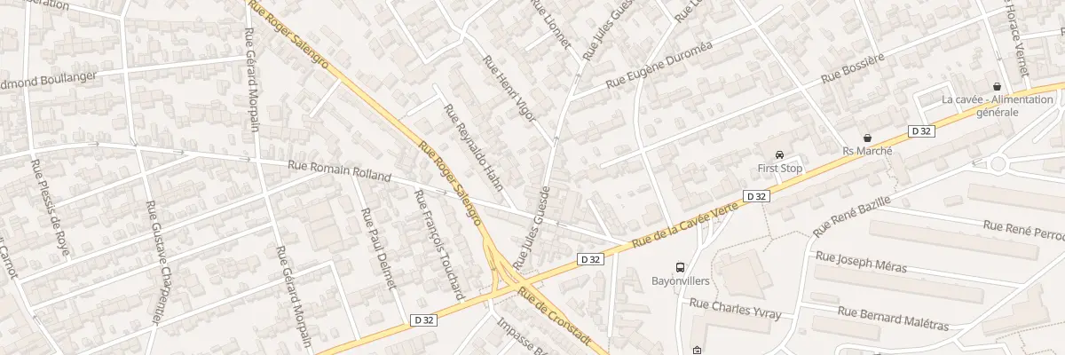 Plan du 15B Rue Jules Guesde au Havre