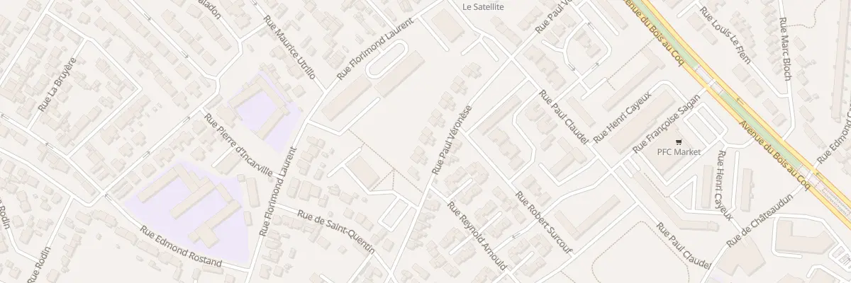 Plan du 23 Rue Paul Véronèse au Havre