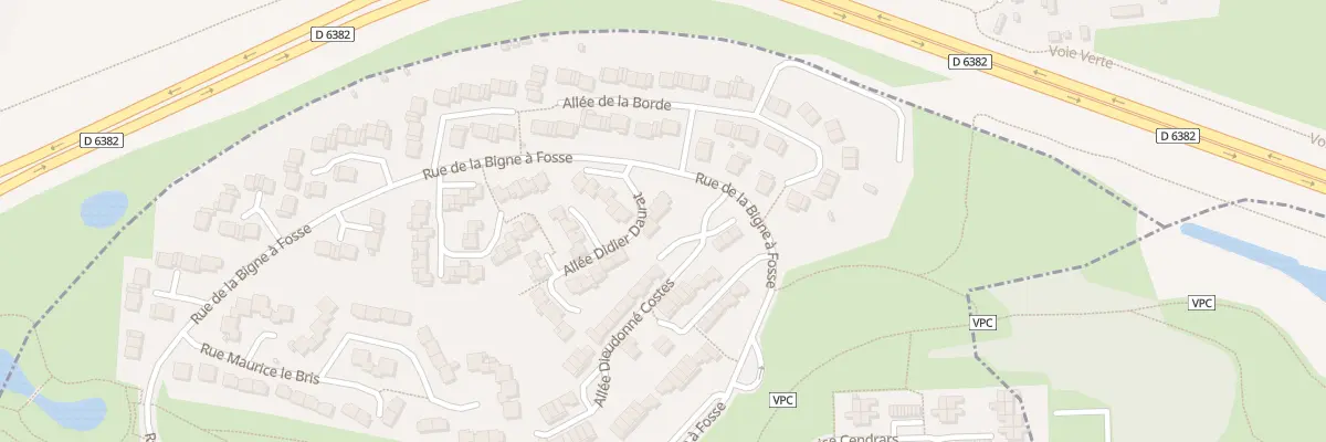 Plan du 3 All Didier Daurat au Havre
