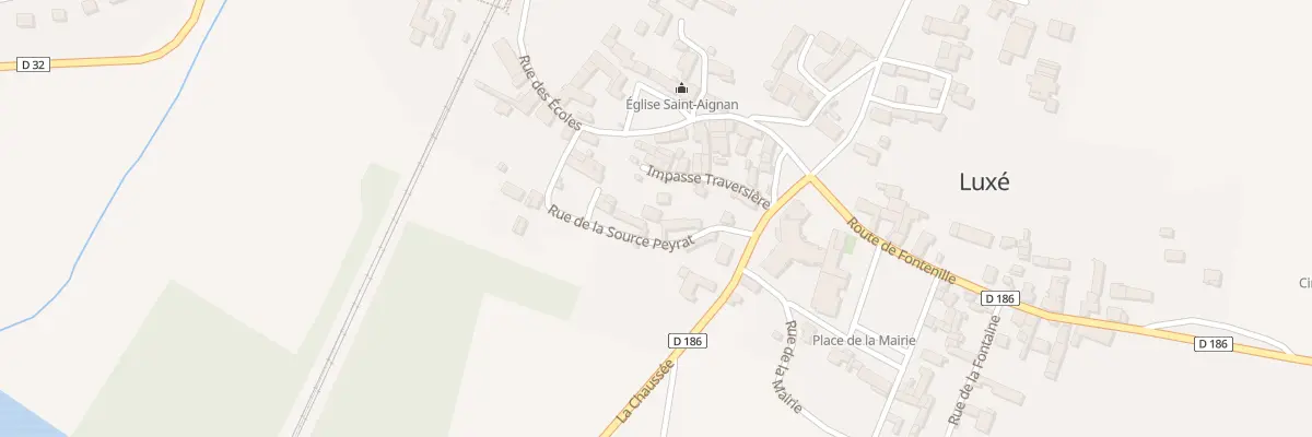 Plan du 6 Rue de la Source Peyrat à Luxé