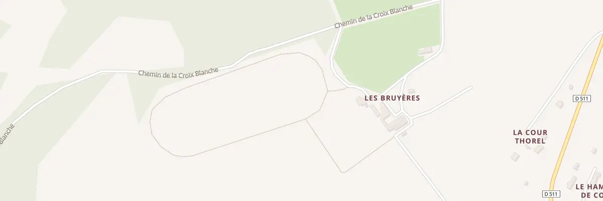 Plan du 571 Che de la Croix Blanche au Mesnil-Simon