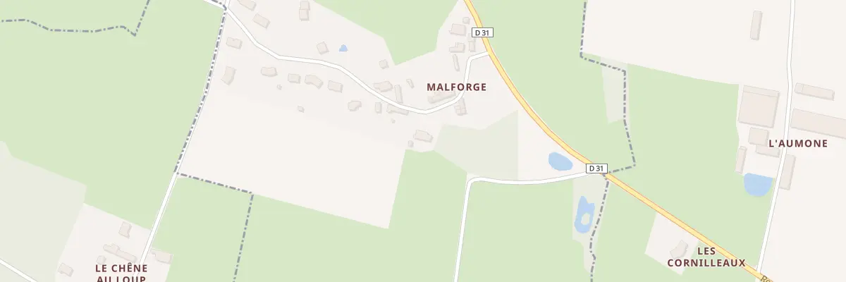 Plan du 3 Malforge à Oizé