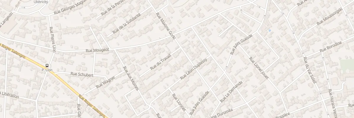 Plan du 5 Rue du Travail au Havre