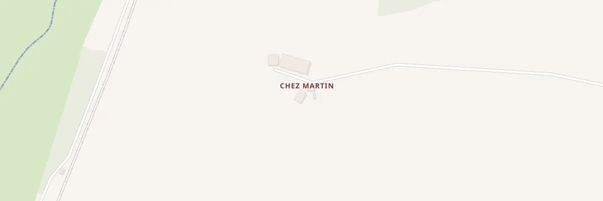 Plan du 5109 Chez Martin à Bors (Canton de Tude-et-Lavalette)