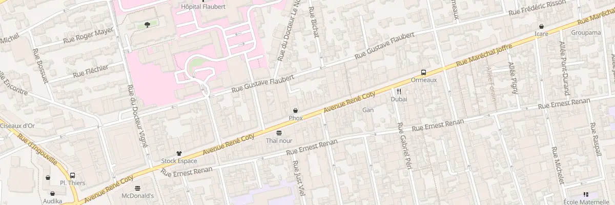 Plan du 83 Av René Coty au Havre