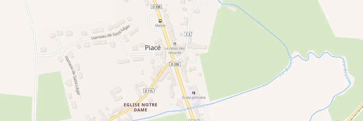 Plan du 32 Rte Nationale à Piacé
