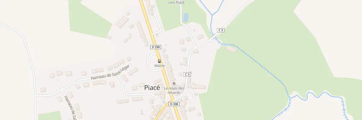 Plan du 1 Rue de Vaugoust à Piacé