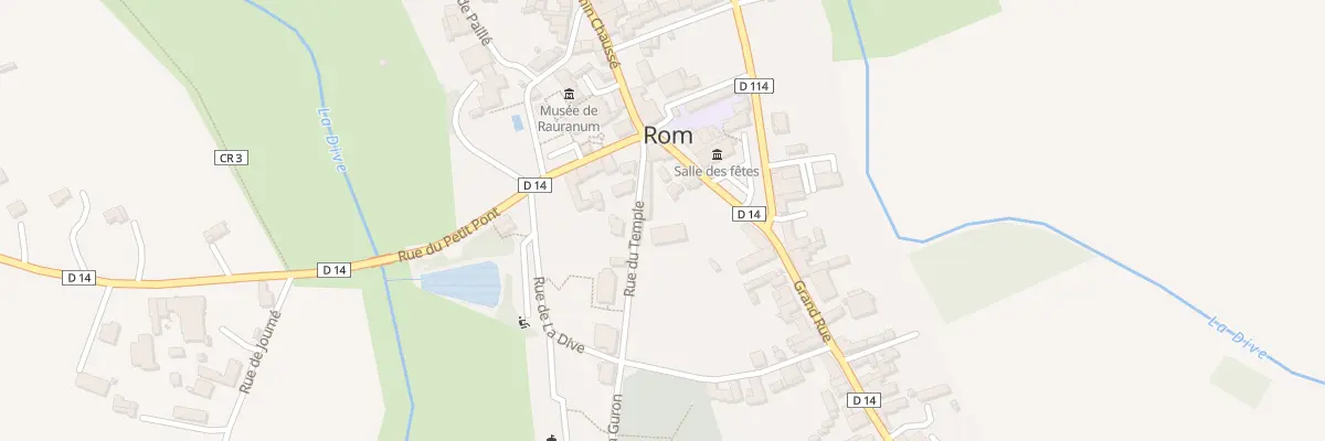 Plan du 1 Rue du Temple à Rom