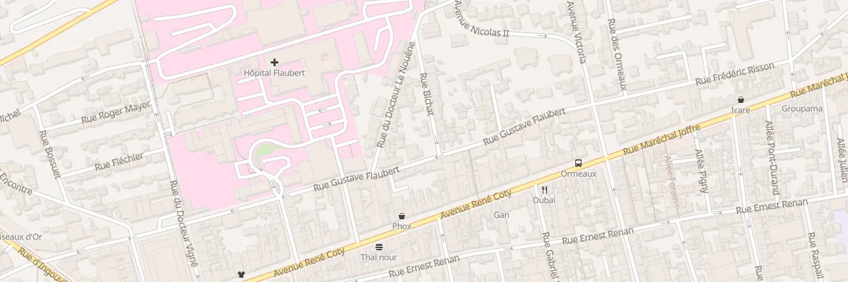 Plan du 1 Rue Bichat au Havre