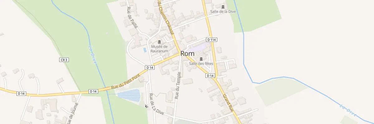 Plan du 2 Gr Grand Rue à Rom