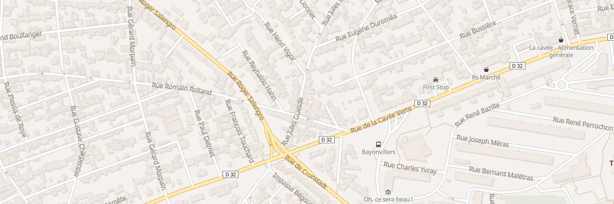 Plan du 16 Rue Jules Guesde au Havre