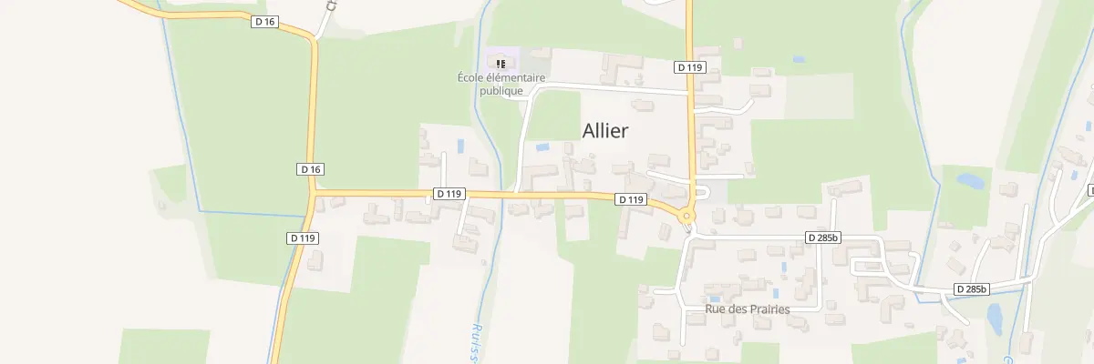 Plan du 8 Rue de la Plaine à Allier