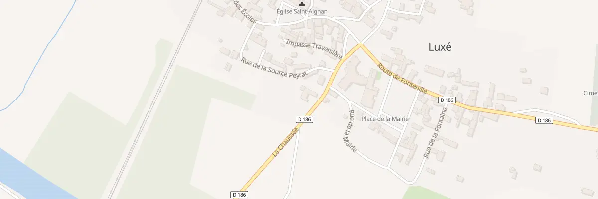 Plan du 5406 Le Bourg à Luxé