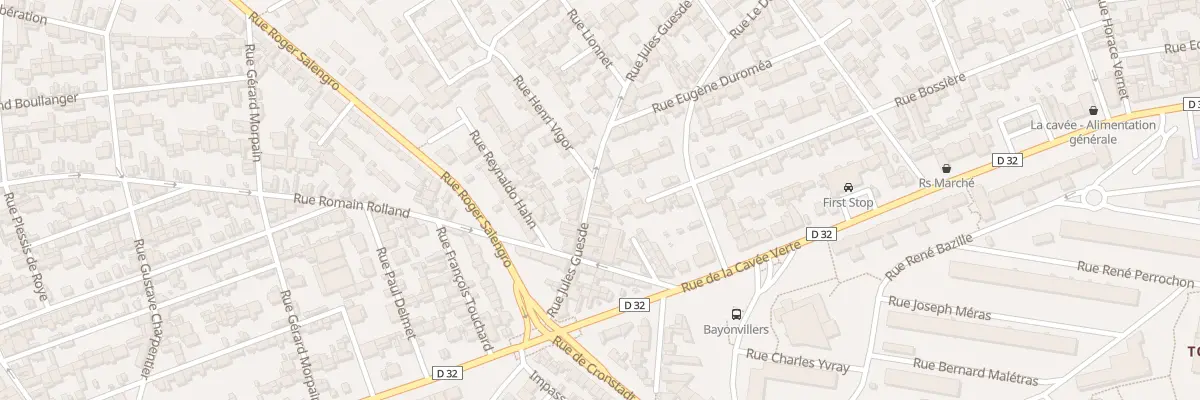 Plan du 24 Rue Jules Guesde au Havre
