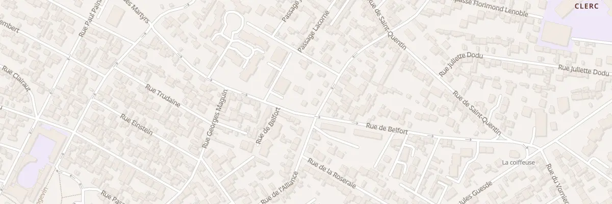 Plan du 31 Rue de Belfort au Havre