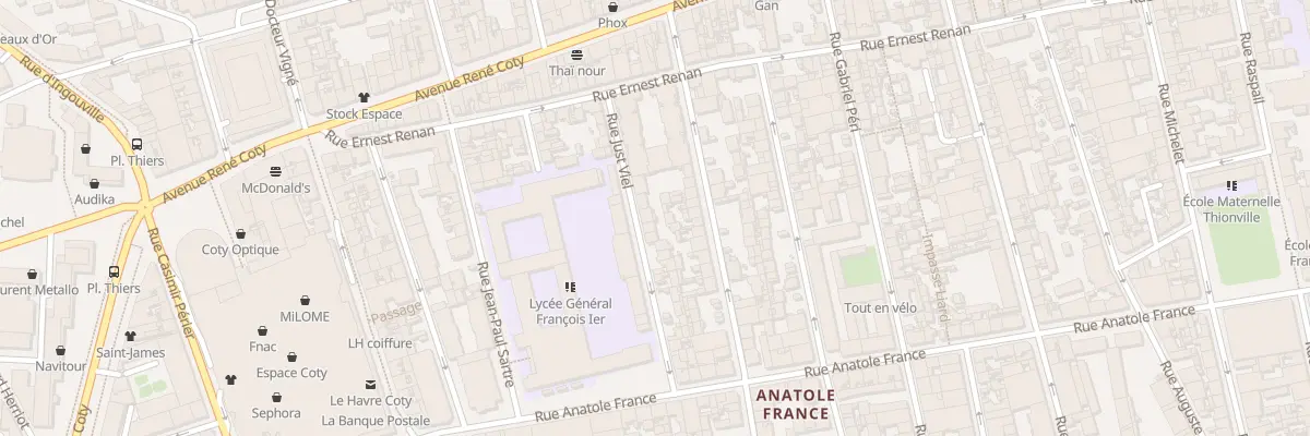 Plan du 28 Rue Just Viel au Havre