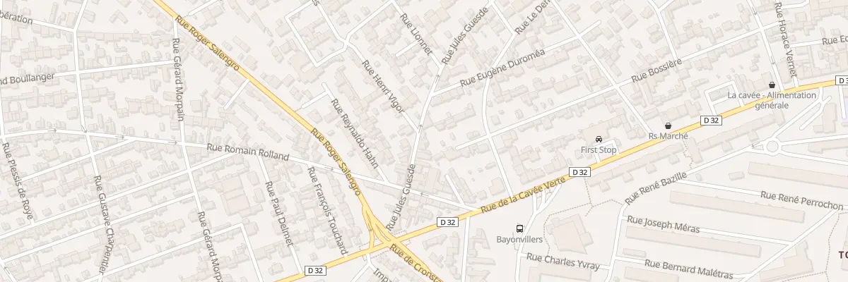 Plan du 26 Rue Jules Guesde au Havre