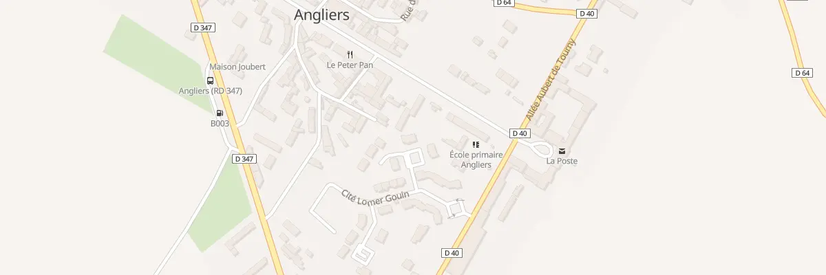 Plan du 5348F Le Bourg à Angliers