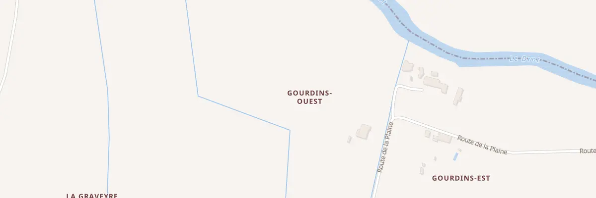 Plan du 5090 Les Gourdins Ouest à Cours-de-Monségur