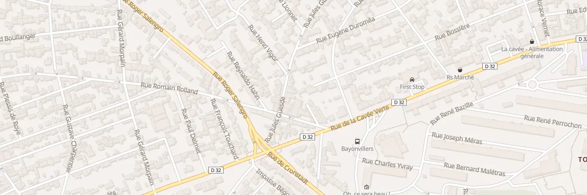 Plan du 18 Rue Jules Guesde au Havre