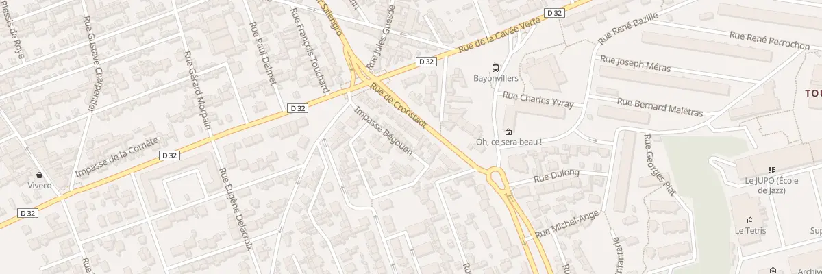 Plan du 67T Rue de Cronstadt au Havre