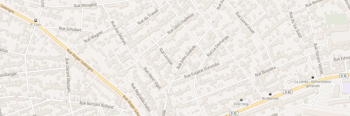 Plan du 29 Rue Jules Guesde au Havre