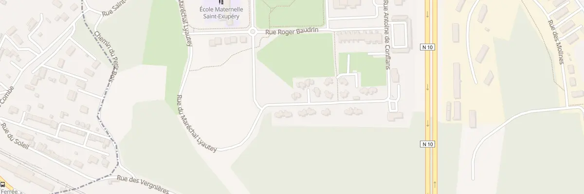 Plan du 20 Rue du Marechal Lyautey à Angoulême