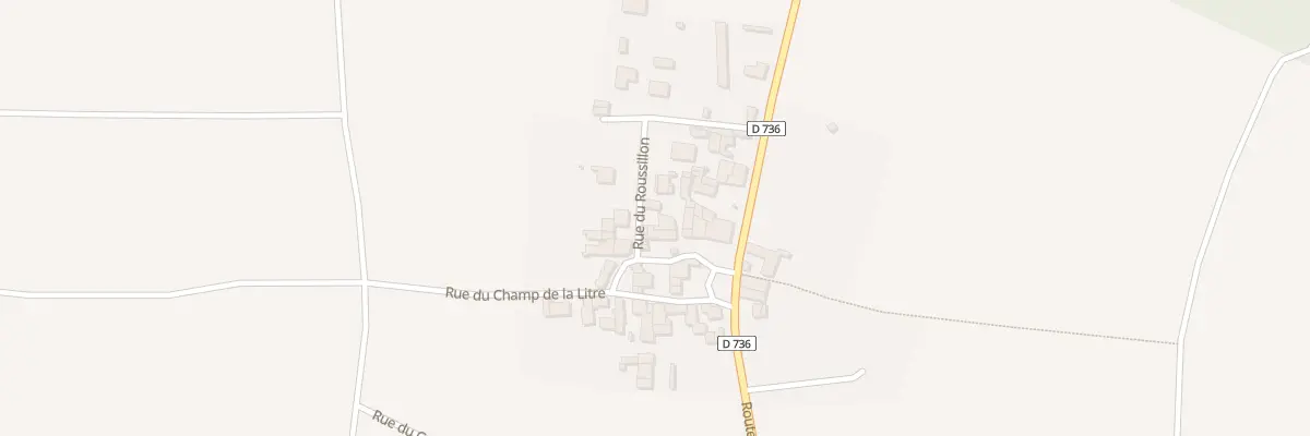 Plan du 7 Rue du Roussillon à Charmé