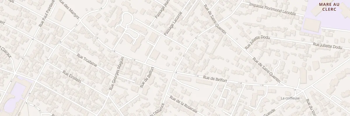 Plan du 3 Rue de Châteaudun au Havre