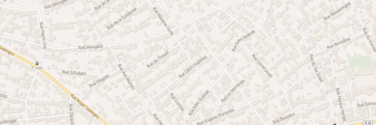 Plan du 44 Rue Maxime Gorki au Havre