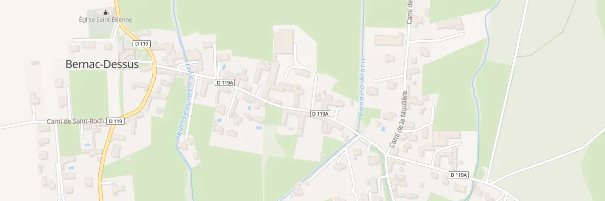 Plan du 25 Rue de l’Alaric à Bernac-Dessus