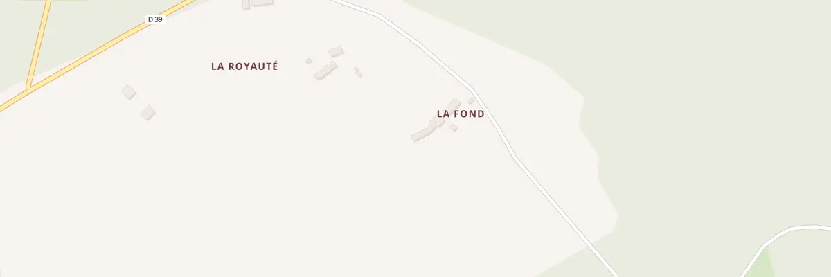 Plan du 16 La Fond à Vézières