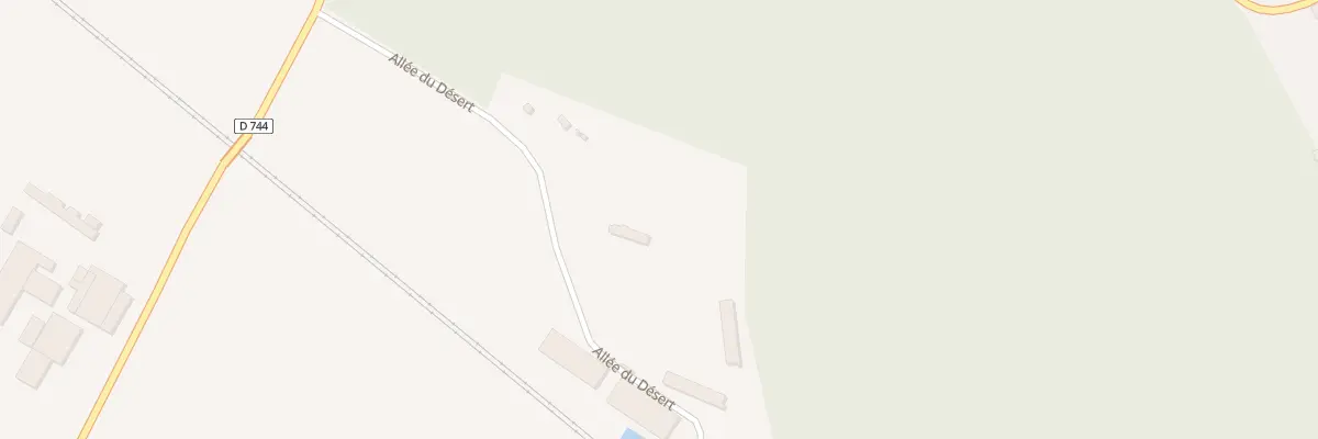 Plan du 3 All du Désert au Château-d’Almenêches