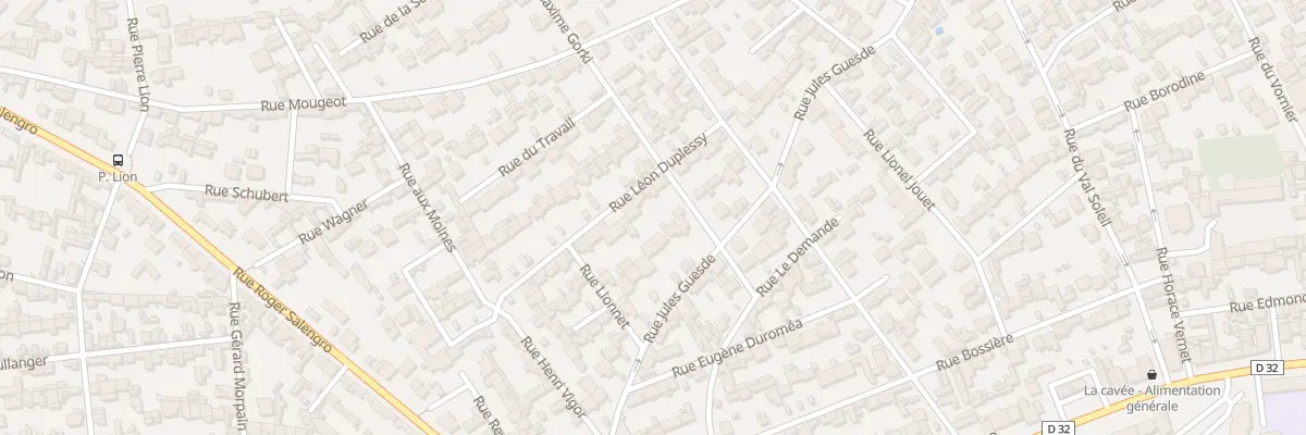Plan du 14 Rue Léon Duplessy au Havre