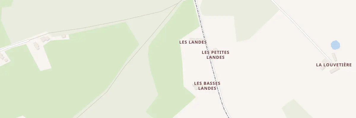 Plan du 5022 Les Landes à Pruillé-le-Chétif