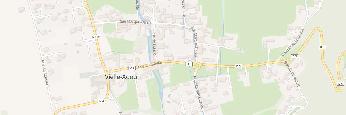 Plan du 4 Rue du Moulin à Vielle-Adour