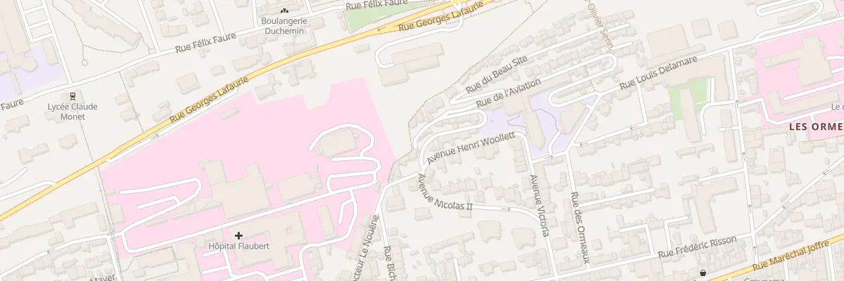 Plan du 2 Rue de l’Aviation au Havre