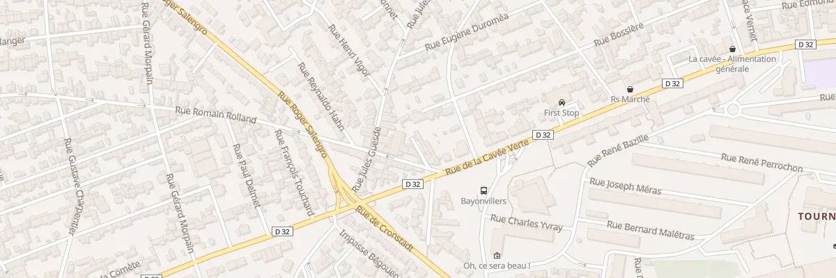 Plan du 201 Rue Romain Rolland au Havre