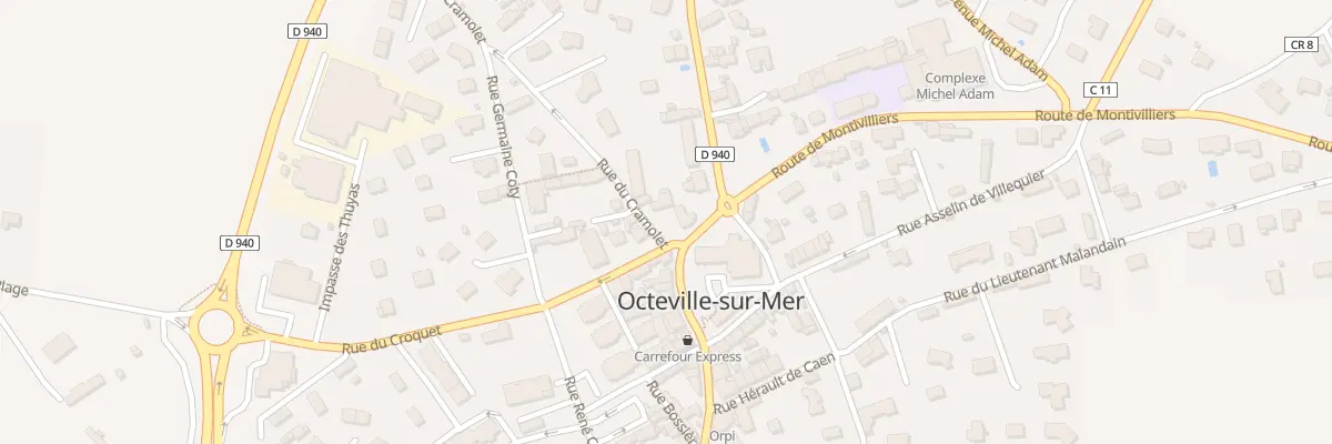 Plan du 8 Rue Félix Faure à Octeville-sur-Mer