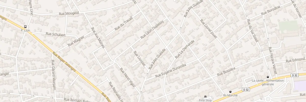 Plan du 35 Rue Jules Guesde au Havre