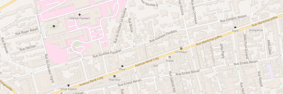 Plan du 86 Rue Gustave Flaubert au Havre