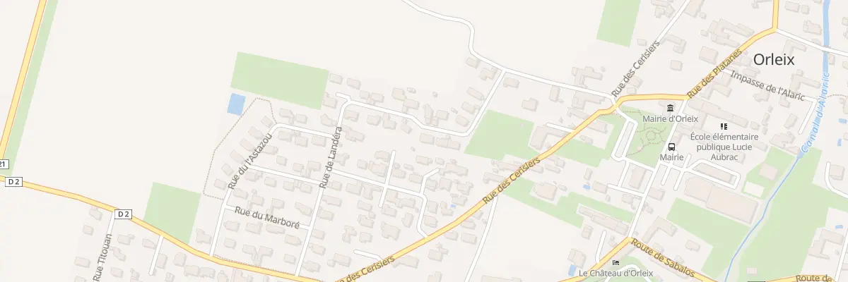 Plan du 21 Rue de Landera à Orleix