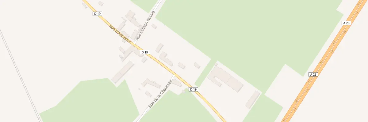 Plan du 49 Rue d’Ancinnes à Saint-Paterne - Le Chevain